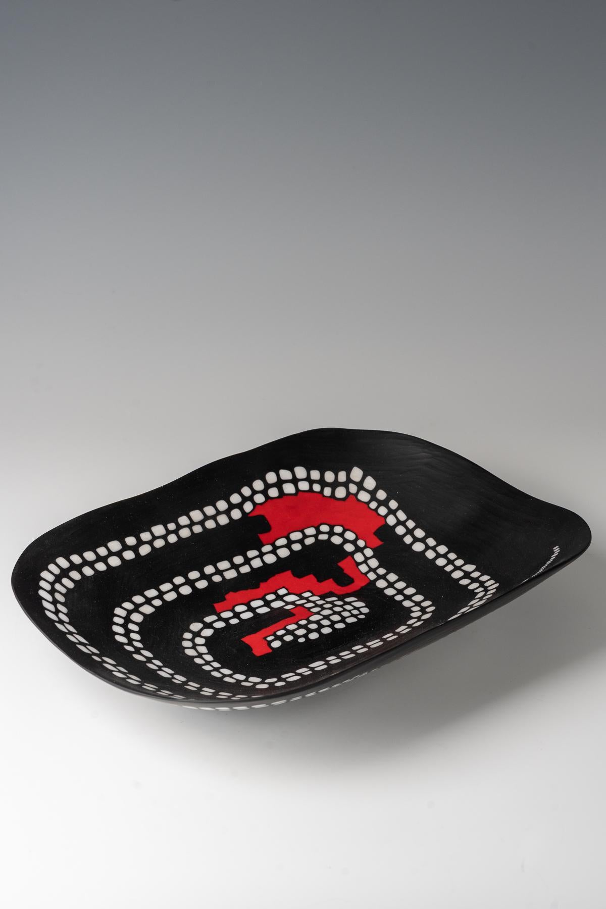 Mosaico Carlo Scarpa, 'Murrina del serpente' bowl, Venini  1940 in vendita