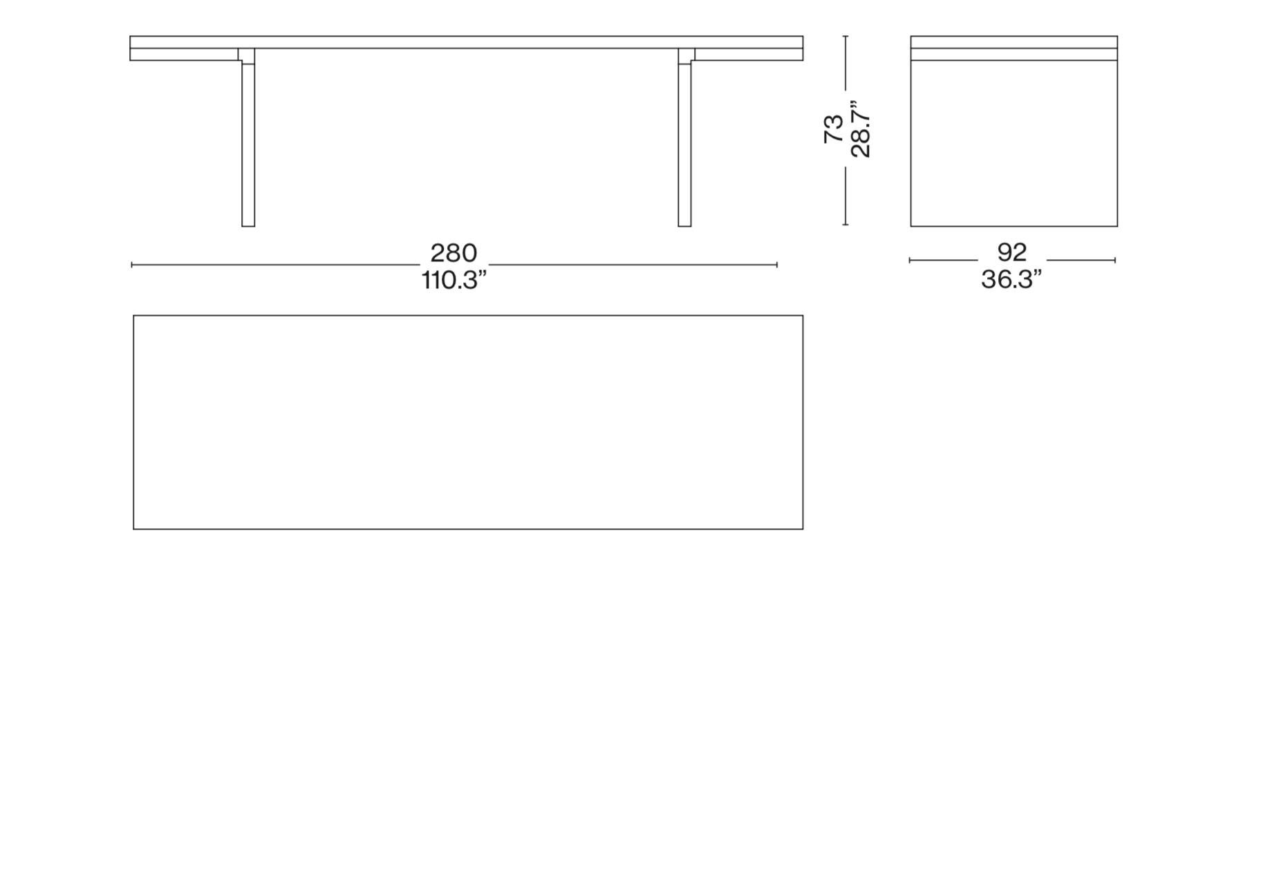 Table Carlo Scarpa Orseolo pour Cassina en vente 2