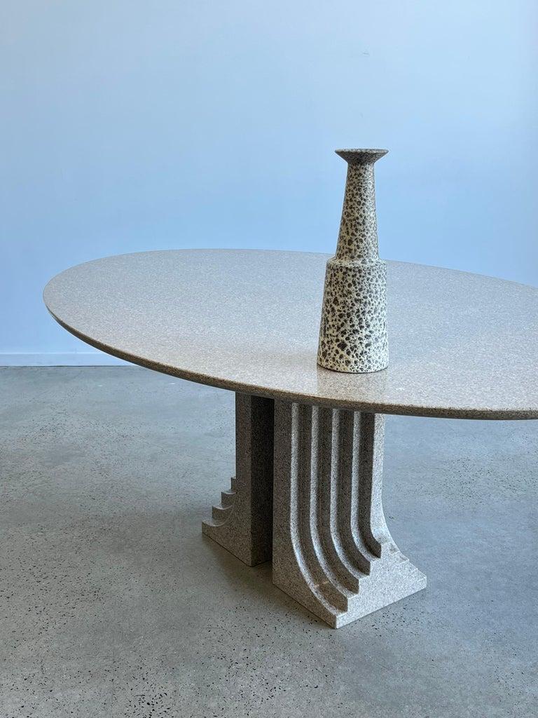 Mid-Century Modern Carlo Scarpa Oval Table for Simon Gavina 1970s For Sale