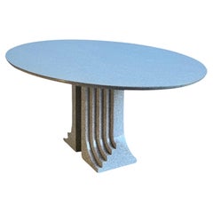 Vintage Carlo Scarpa Oval Table for Simon Gavina 1970s