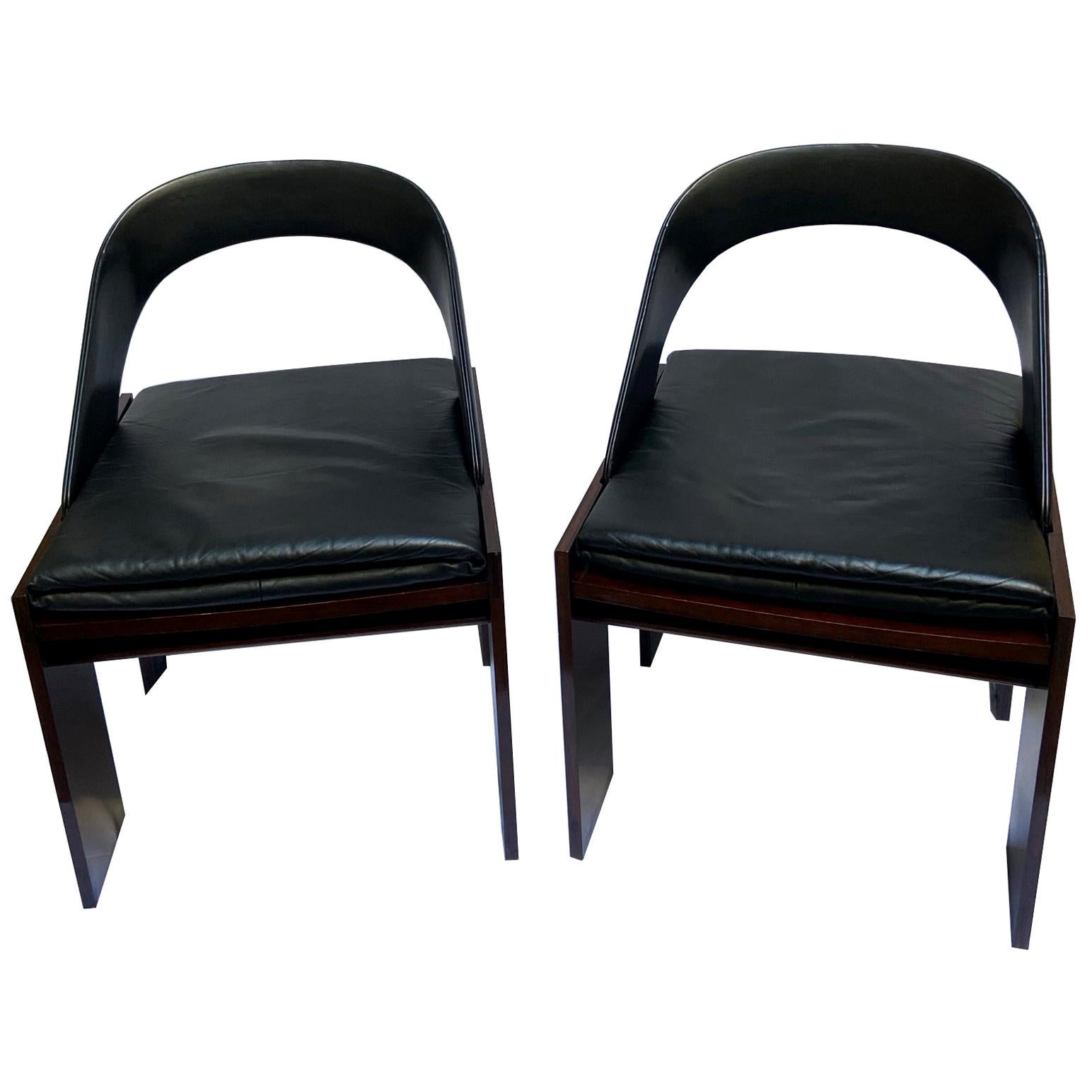 Carlo Scarpa Pair of Mod.618 Chairs