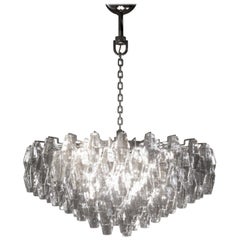 Carlo Scarpa Poliedri Applique Chandelier for Venini