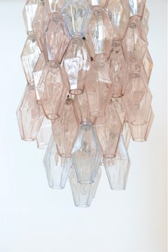 Carlo Scarpa ‘Poliedri’ Chandelier for Venini, Murano, Italy, circa 1960