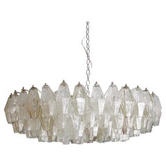 Carlo Scarpa Poliedri Chandelier From Venini Venice Italy 1960s