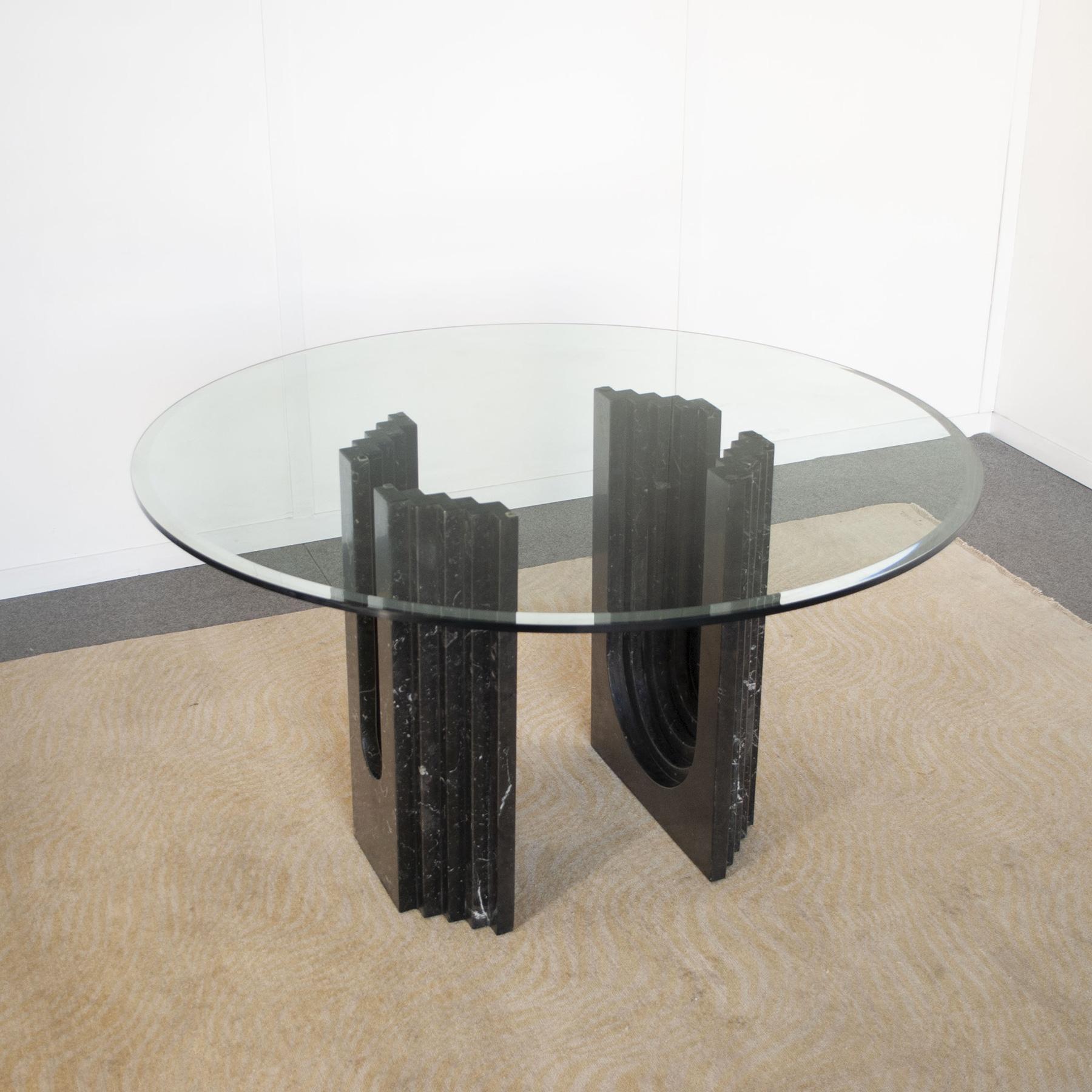 Carlo Scarpa round table for Cattelan 1970s In Good Condition In bari, IT
