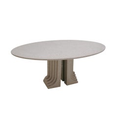Carlo Scarpa Samo 1970s Italian Dinning Table A cura di A. Simon