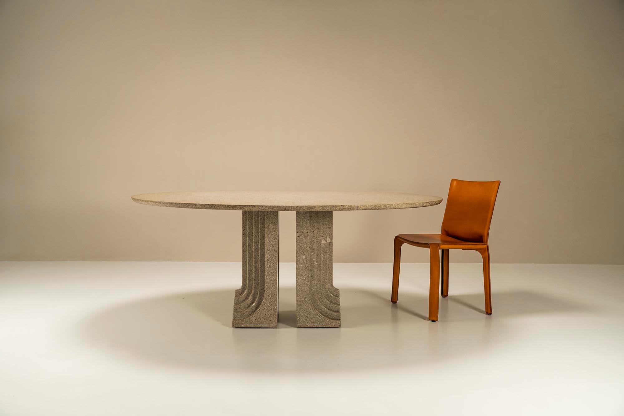 Carlo Scarpa 'Samo' Dining Table for Simon Gavina, Italy, 1970s For Sale 5