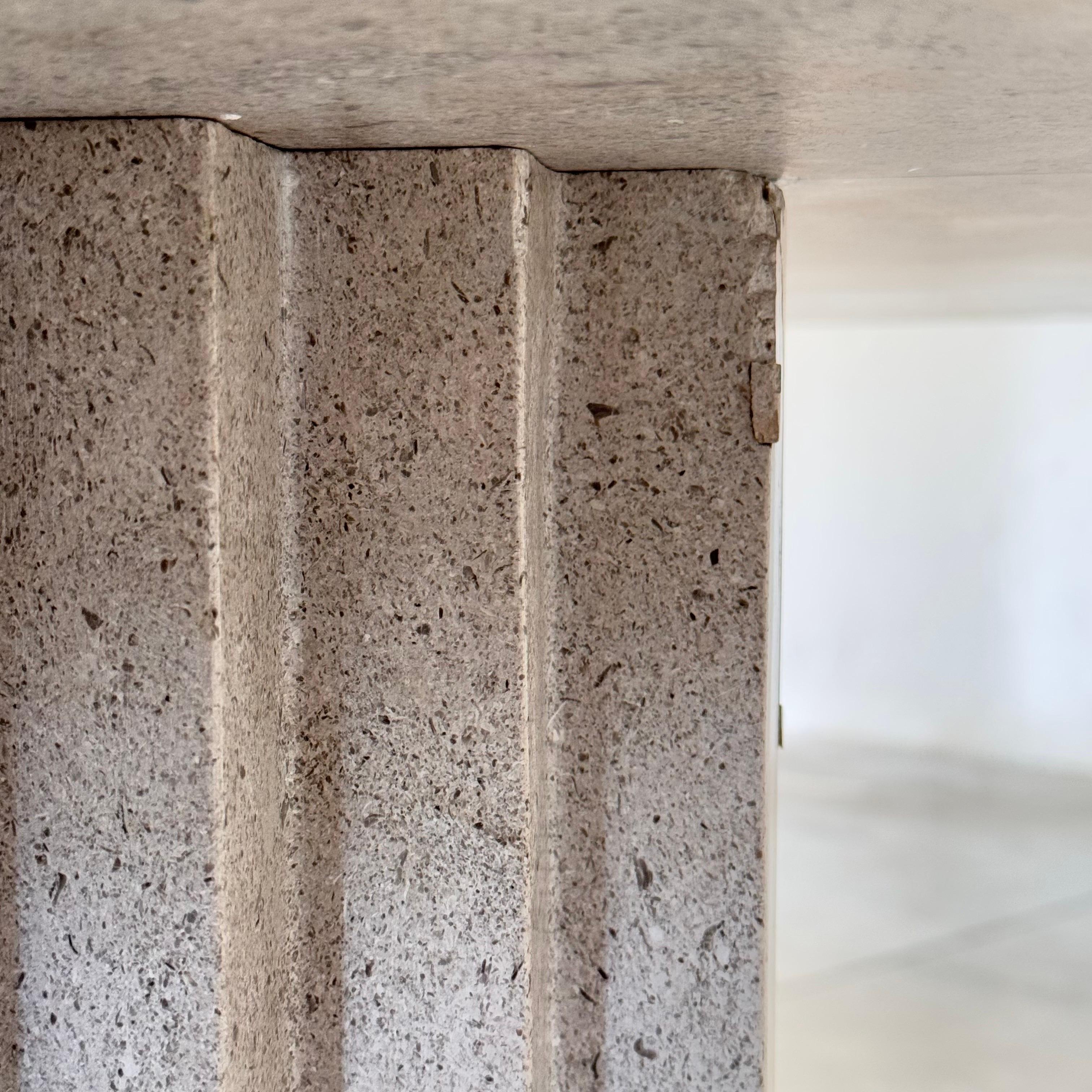 Carlo Scarpa 'Samo' Dining Table, Ultrarazionale Series for Simon, Italy, 1970s For Sale 9