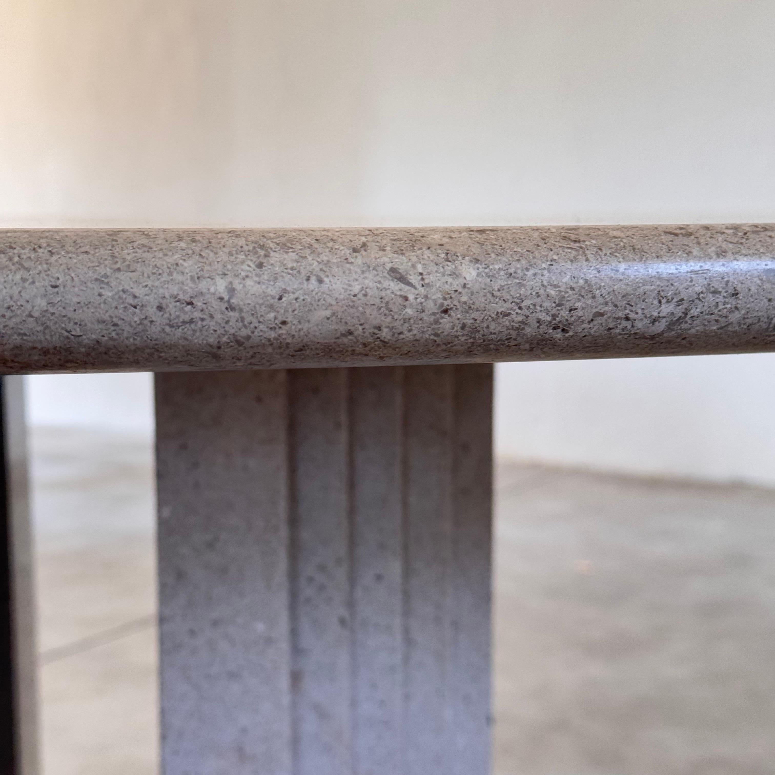 Carlo Scarpa 'Samo' Dining Table, Ultrarazionale Series for Simon, Italy, 1970s For Sale 10