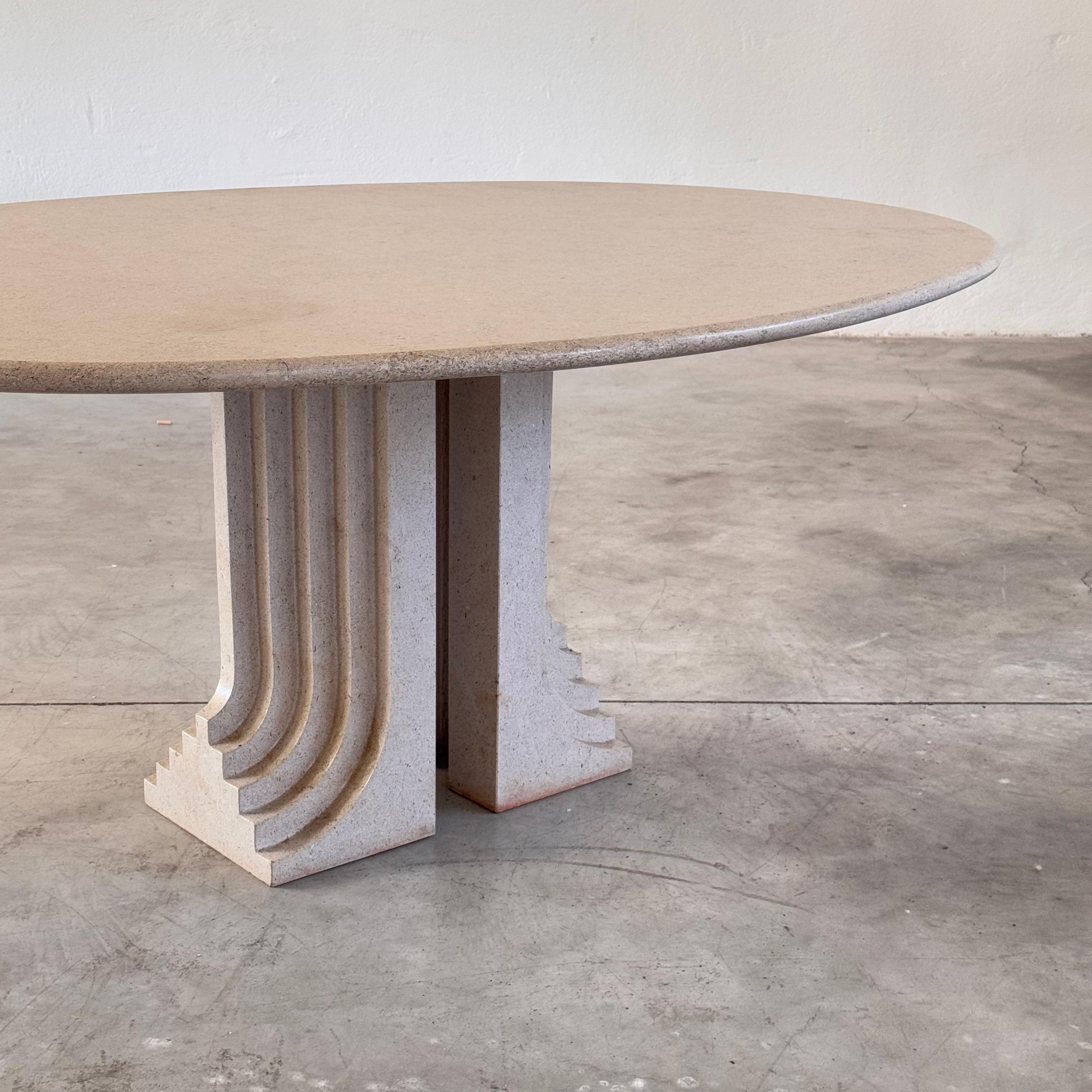 Late 20th Century Carlo Scarpa 'Samo' Dining Table, Ultrarazionale Series for Simon, Italy, 1970s For Sale