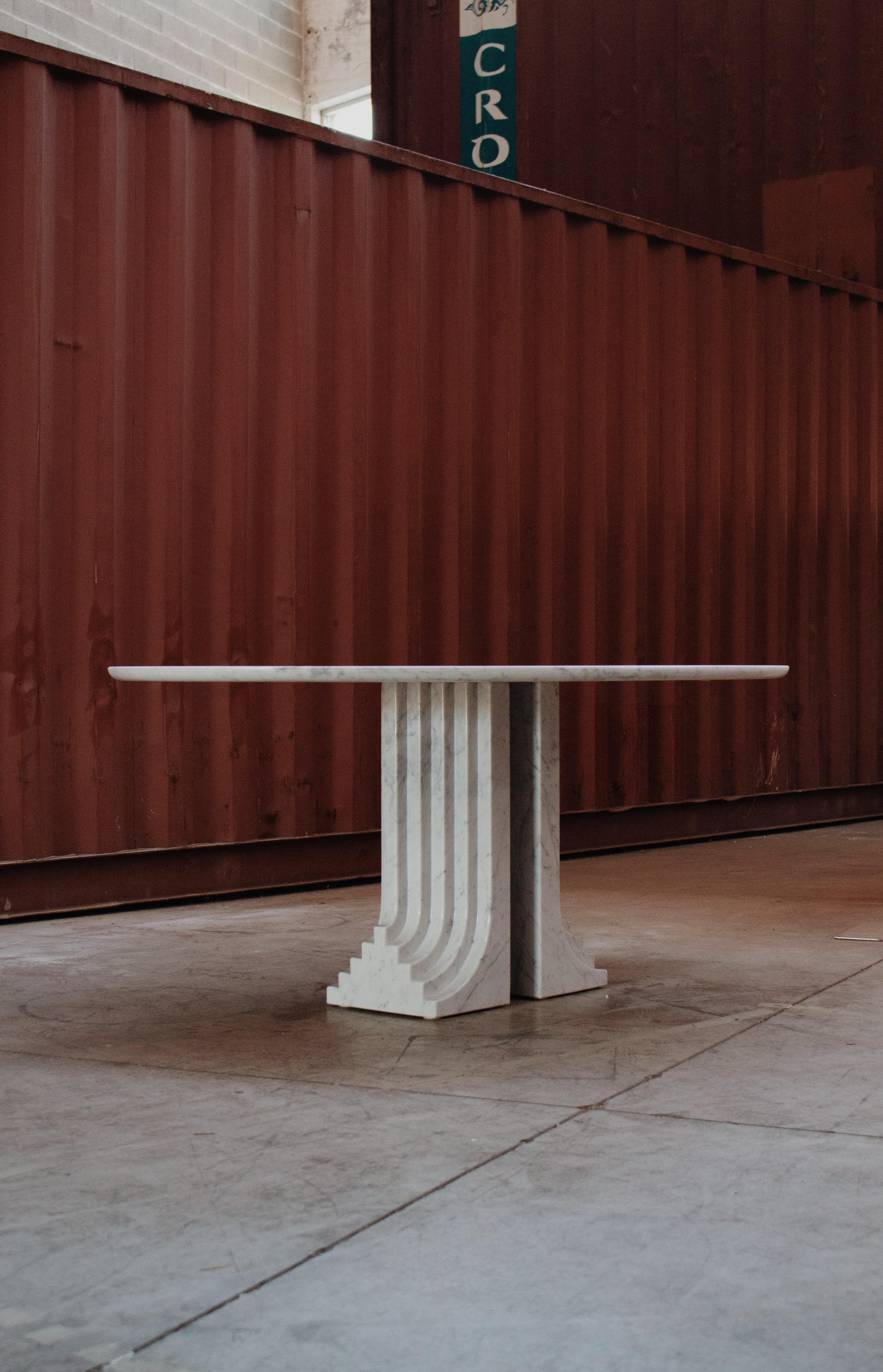 Table ovale « Samo » de Carlo Scarpa pour Simon Gavina, 1971 en vente 1