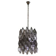 Carlo Scarpa  Suspension lamp from the Poliedri series. "VENINI" production