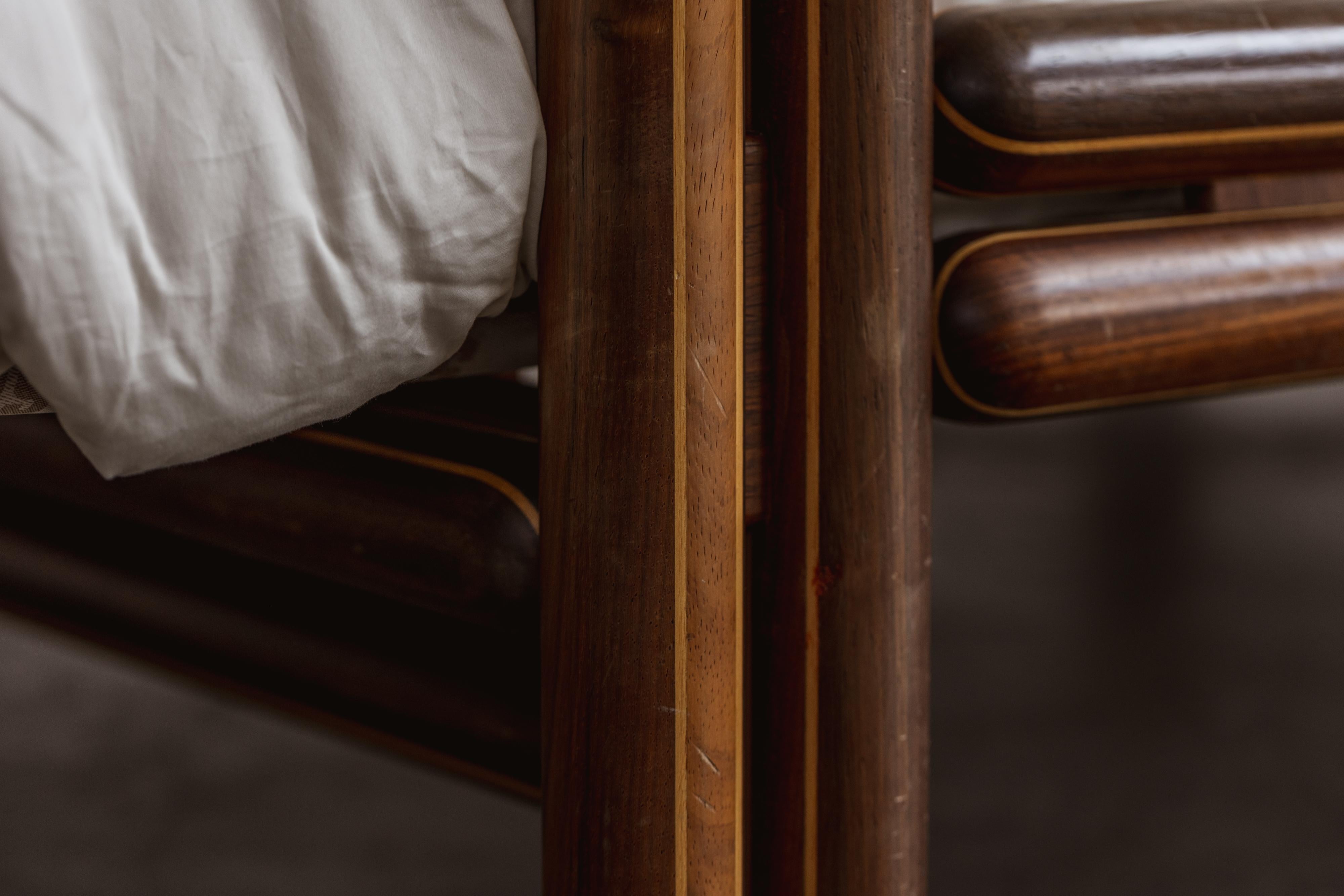 Carlo Scarpa “Toledo” Bed for Simon Gavina, 1975 For Sale 1