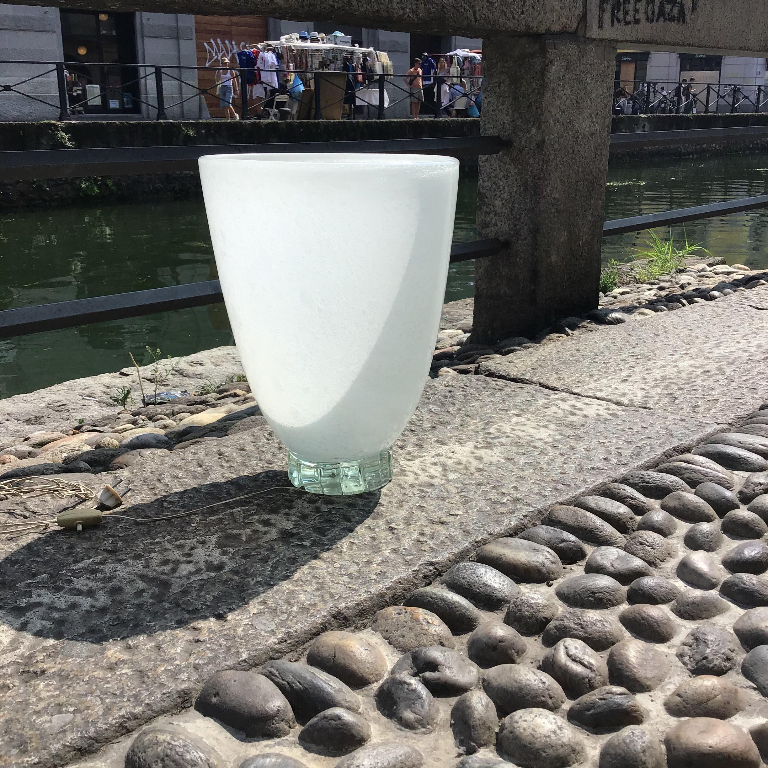 Altro CARLO SCARPA VENINI LAMpADA DA TAVOLO VETRO DI MURANO 1940 ITALIA in vendita