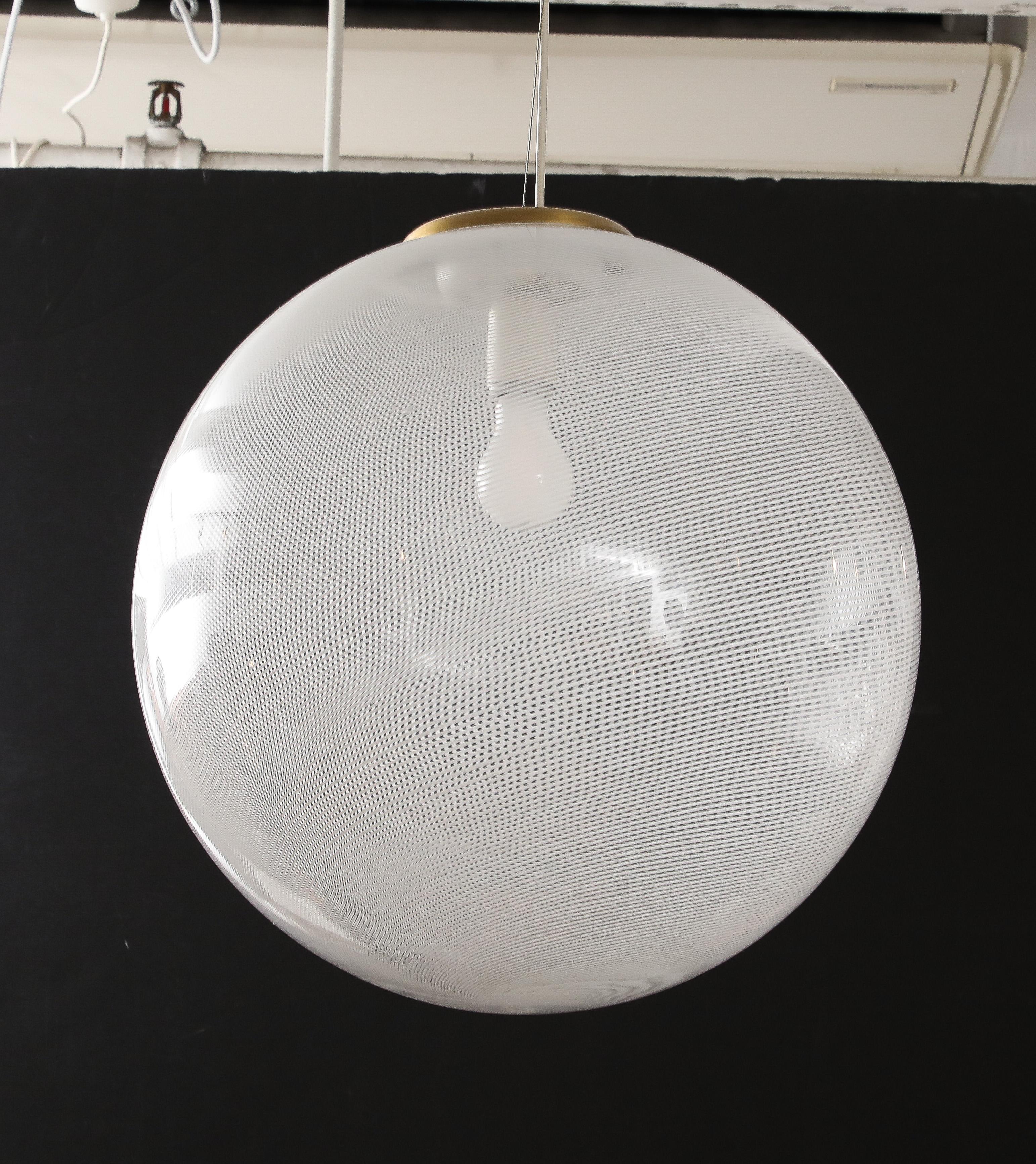 italien Carlo Scarpa Venini, grande suspension en verre, Italie, 1925 en vente