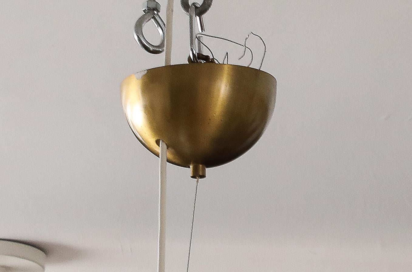 Verre brun Carlo Scarpa Venini, grande suspension en verre, Italie, 1925 en vente