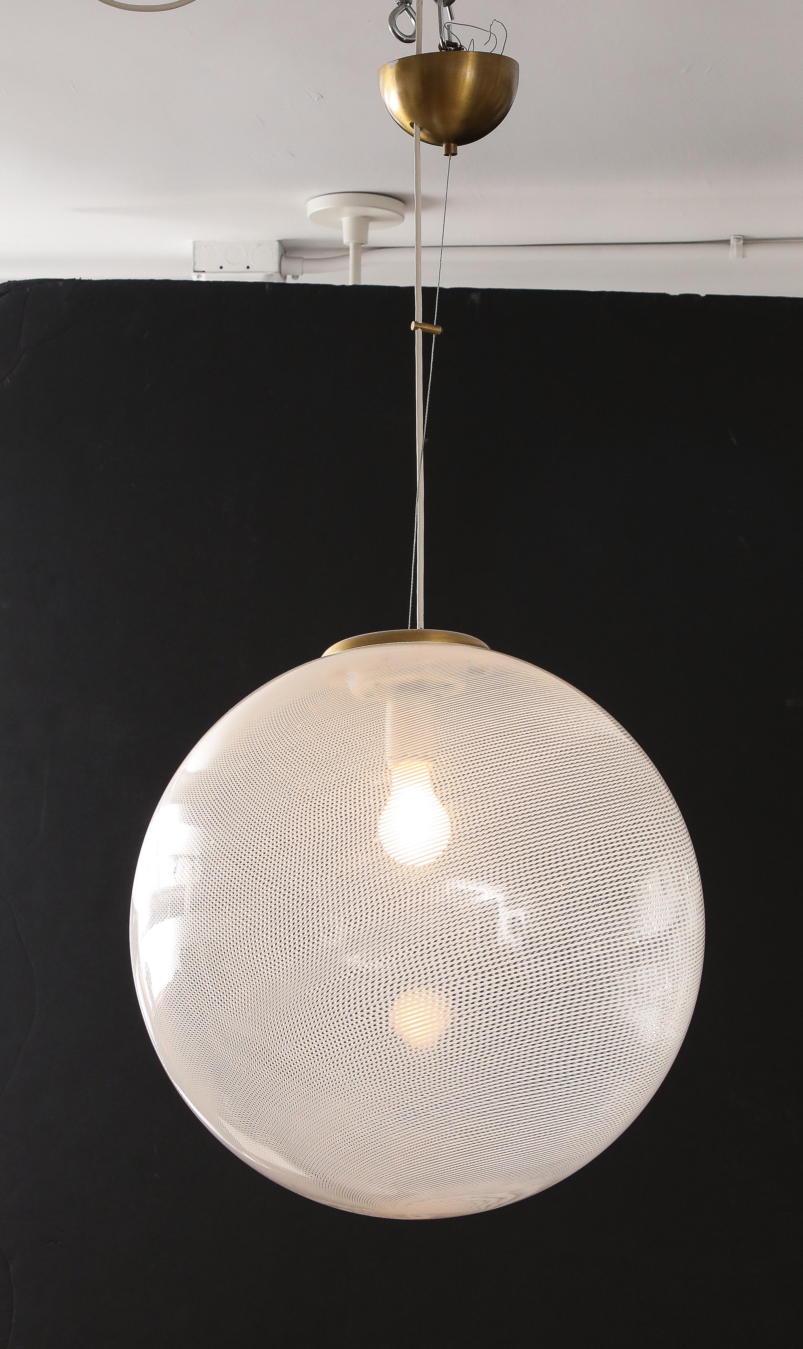 Carlo Scarpa Venini, grande suspension en verre, Italie, 1925 en vente 1