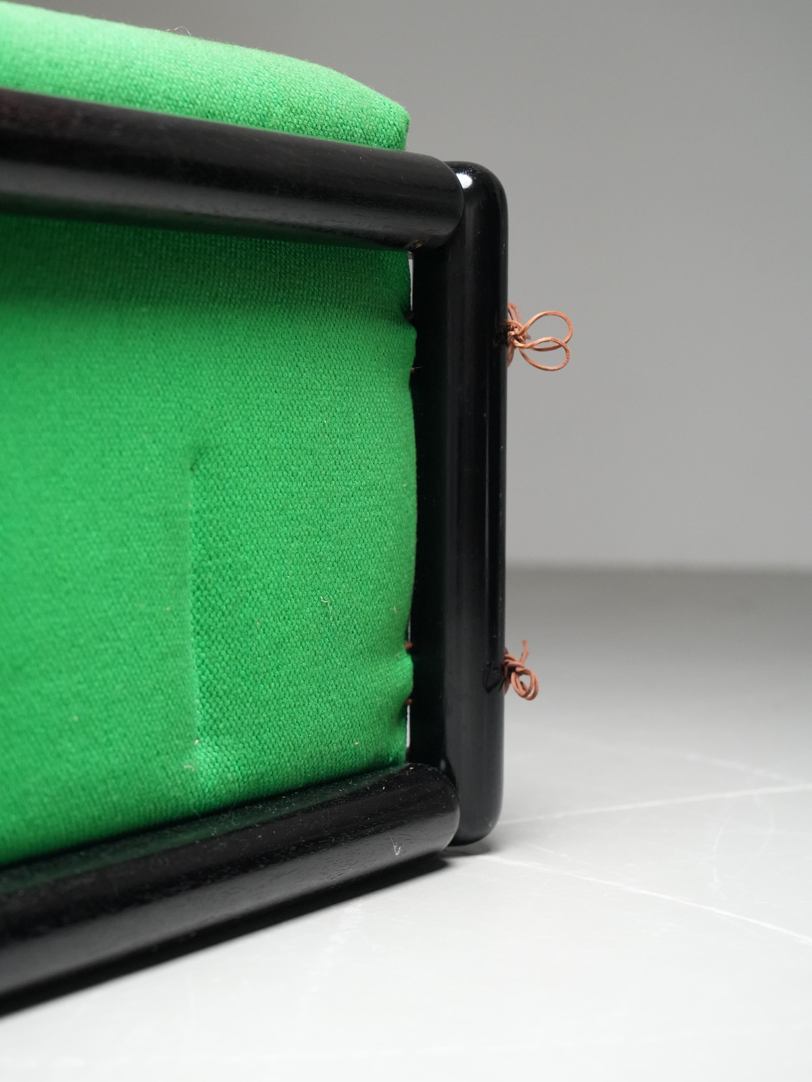 Sofá 'Cornaro' de Carlo Scarpo en madera de iroko para Gavina early ed., Italia, años 70 finales del siglo XX en venta