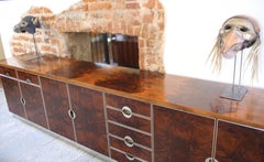 Carlo Torrigiani. Sideboard in rosewood briar for Did Dado Industrial milano
