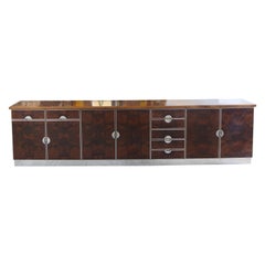 Carlo Torrigiani. Aparador en madera de brezo de palisandro para Did Dado Industrial milano