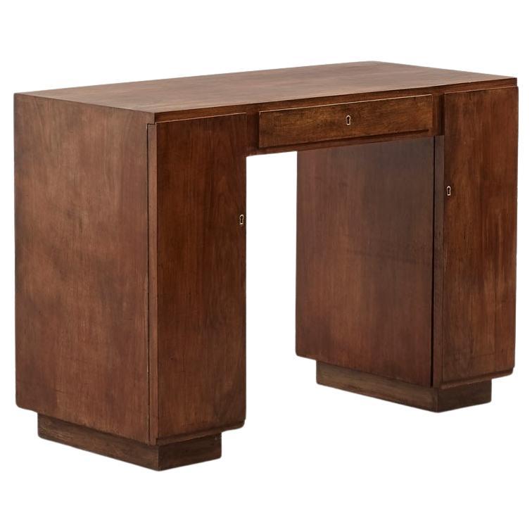 Carlo Turina Scrivania razionalista in legno - Italia, anni '30