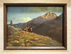 Carlo Wahlbeck (b. 1933), The Intruder, Oil on Copper Painting in Giltwood Frame