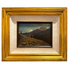 Carlo Wahlbeck (b. 1933), The Intruder, Oil on Copper Painting in Giltwood Frame
