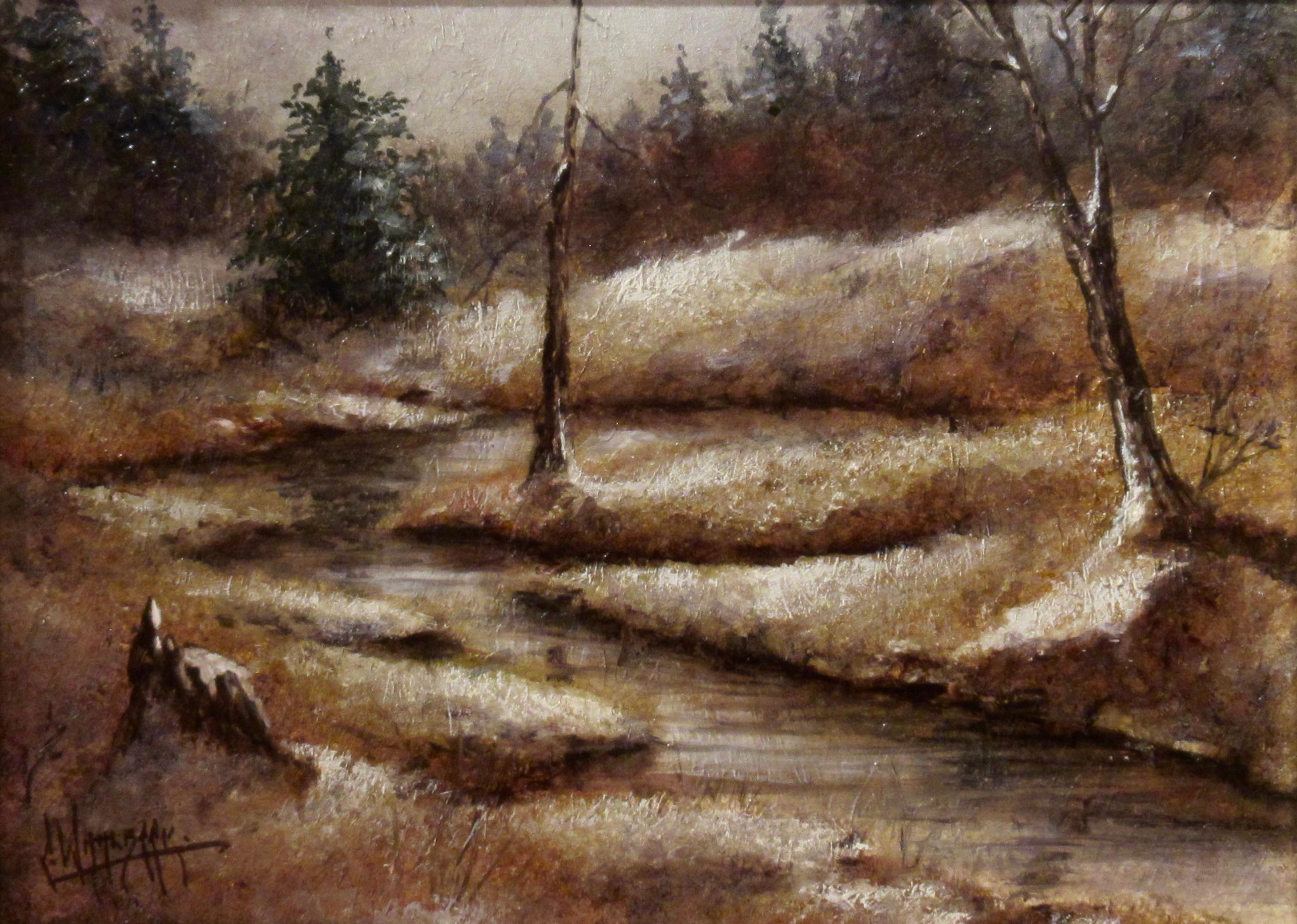 Wild Winter - Painting by Carlo Wahlbeck
