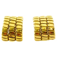 Carlo Weingrill 18k Gold Earrings Tubogas 