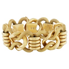 Retro Carlo Weingrill 1960s Gold Bracelet