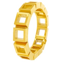 Carlo Weingrill for Tannler of Zurich Hyper-Modern Gold Bracelet