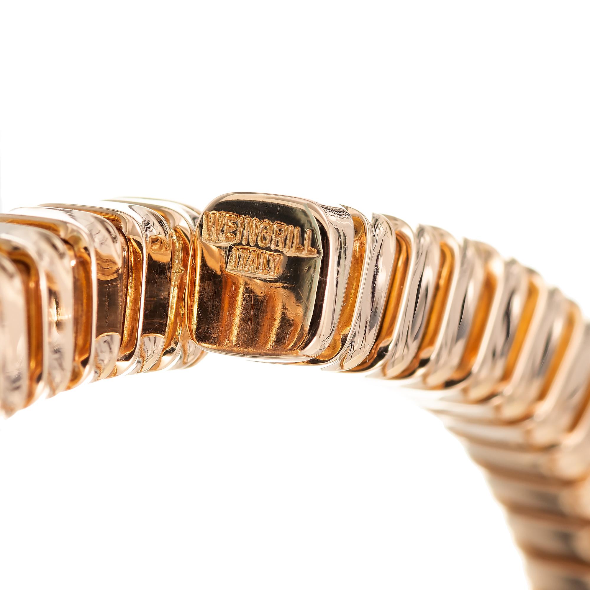 Carlo Weingrill Rose Gold Tubogas Cuff Bracelet 1