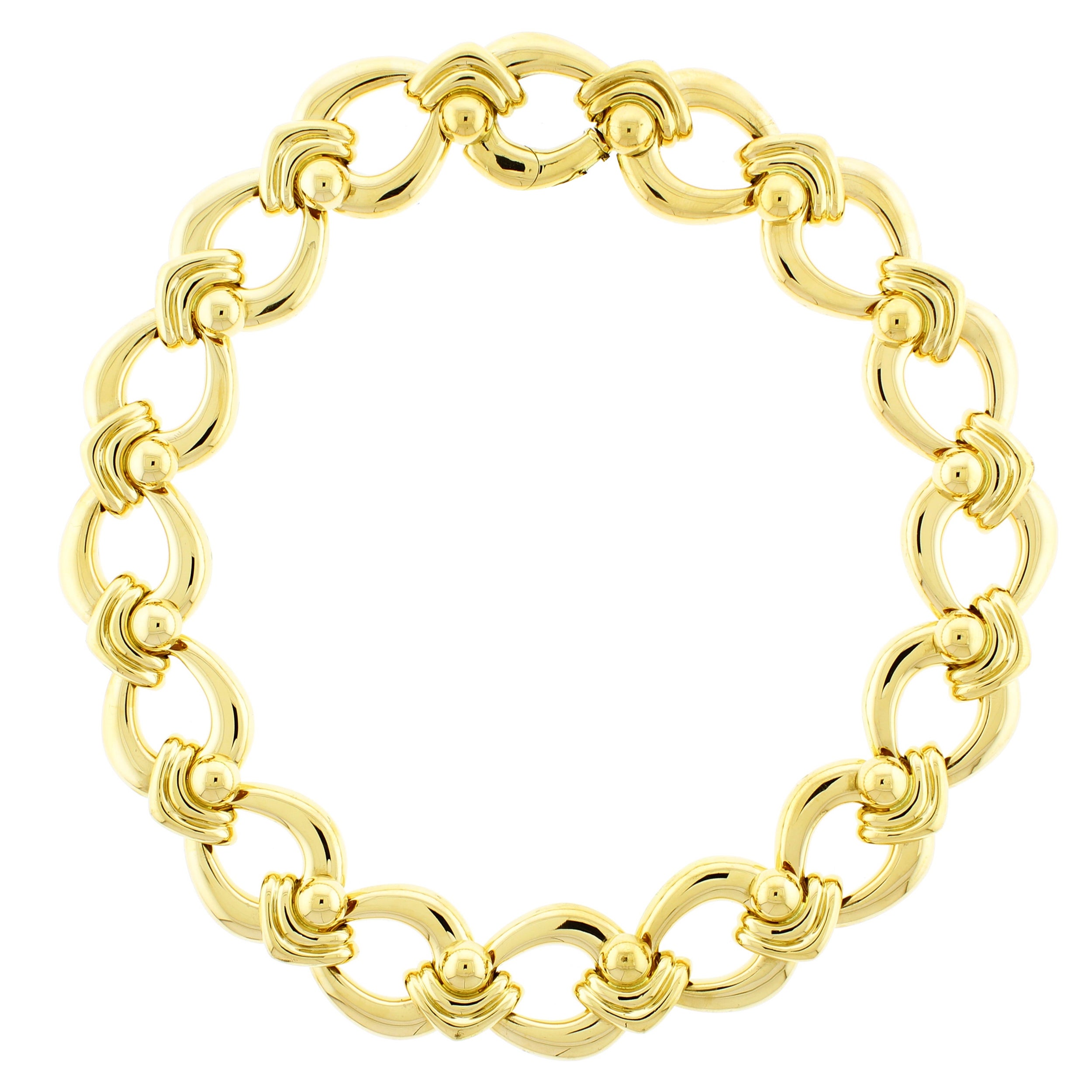 Carlo Weingrill Wide Open Link Necklace