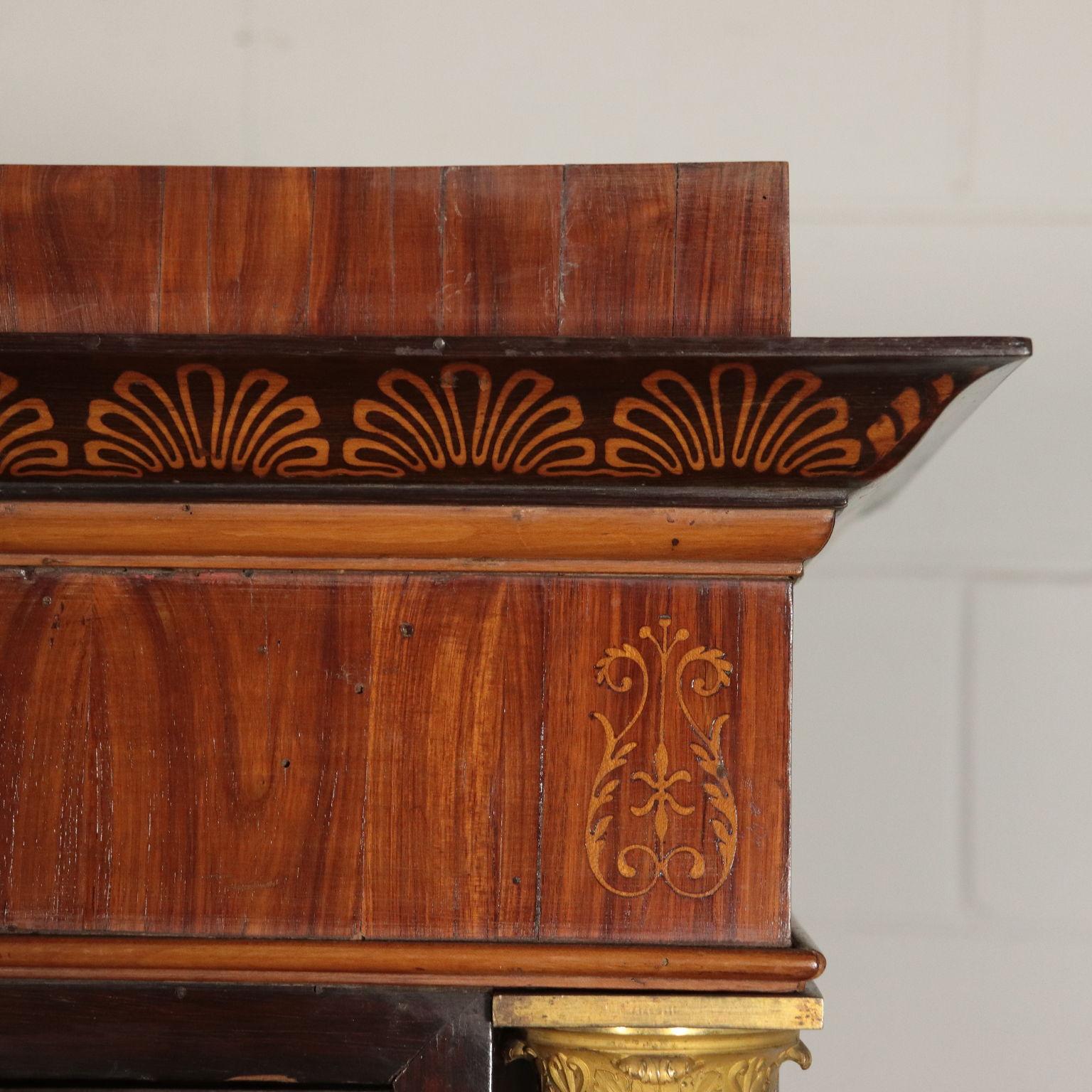 Armadio Carlo X Legno di palissandro, Italia, XIX secolo In condizioni discrete in vendita a Milano, IT