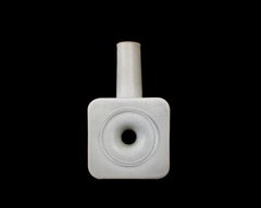 Carlo Zauli Vaso in ceramica Iconic Gray Smalto screziato