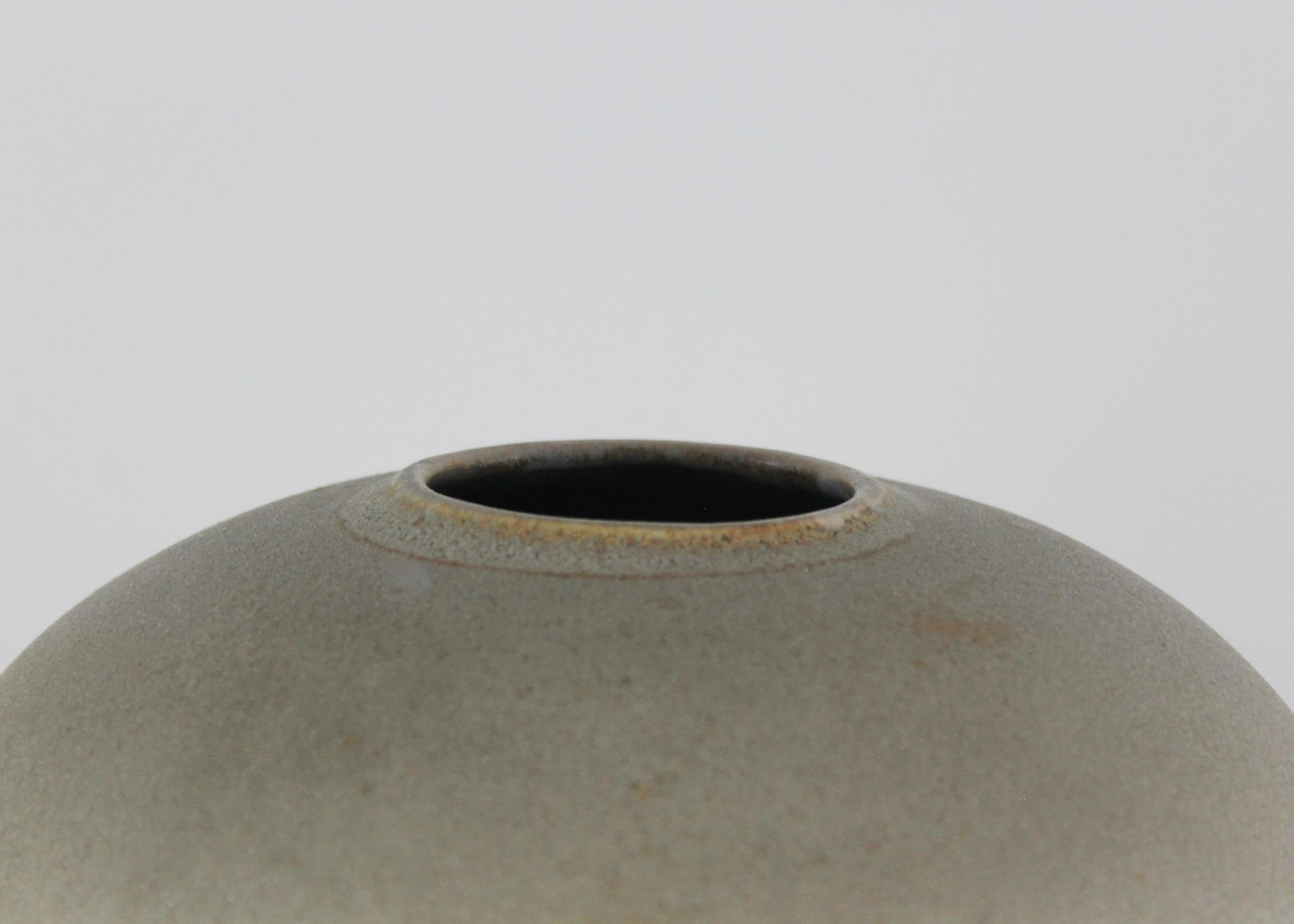 Mid-20th Century Carlo Zauli Decorative Vase in Stoneware Italian Manufacture, 1960s  For Sale