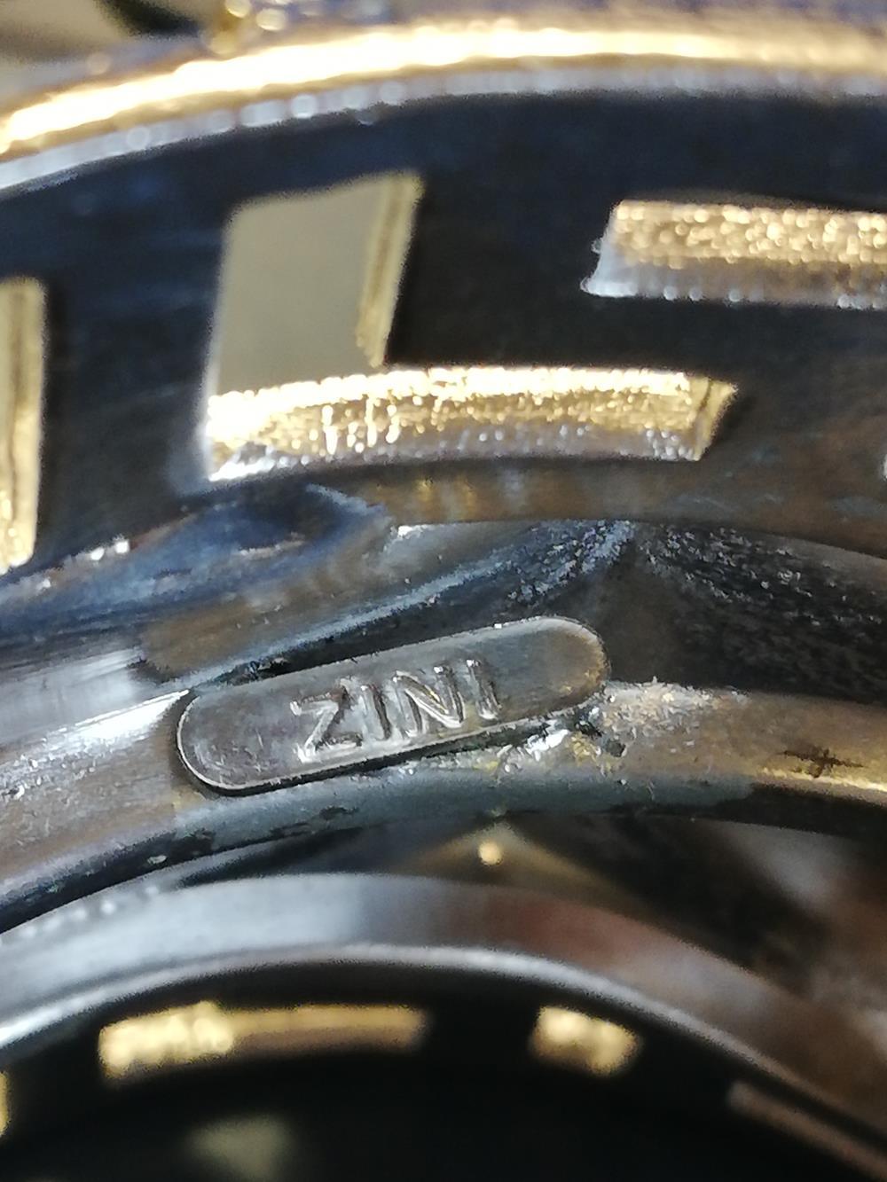Carlo Zini Armband aus schwarzem und Kristall im Angebot 2