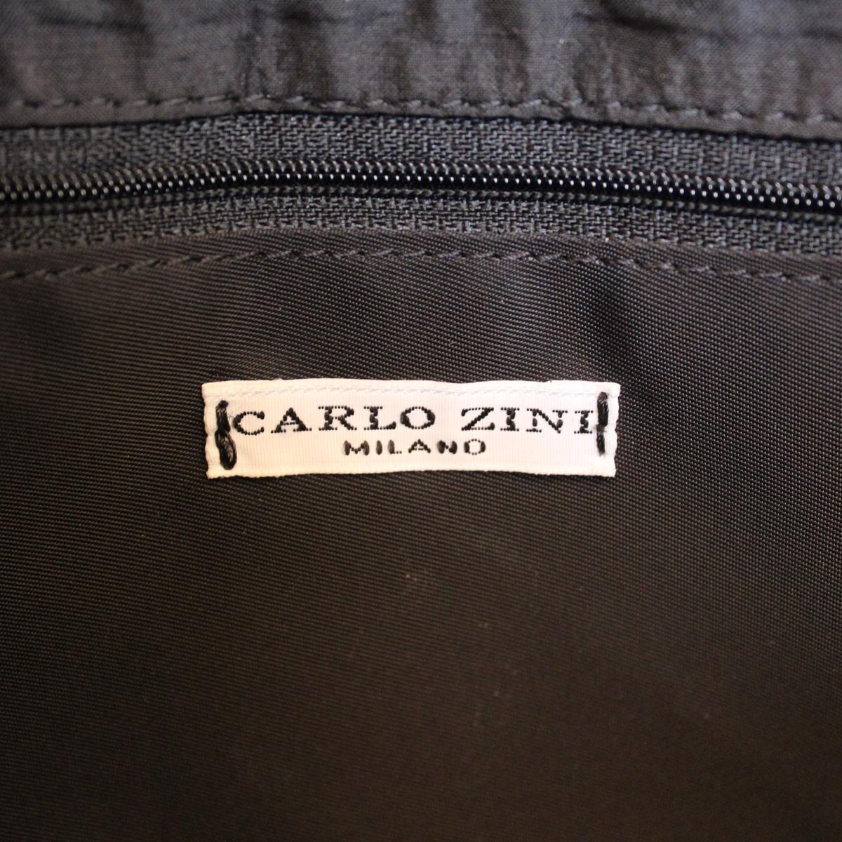 Carlo Zini Schwarze Jewel Tasche im Angebot 3