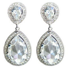 Carlo Zini Crystal Drop Earrings
