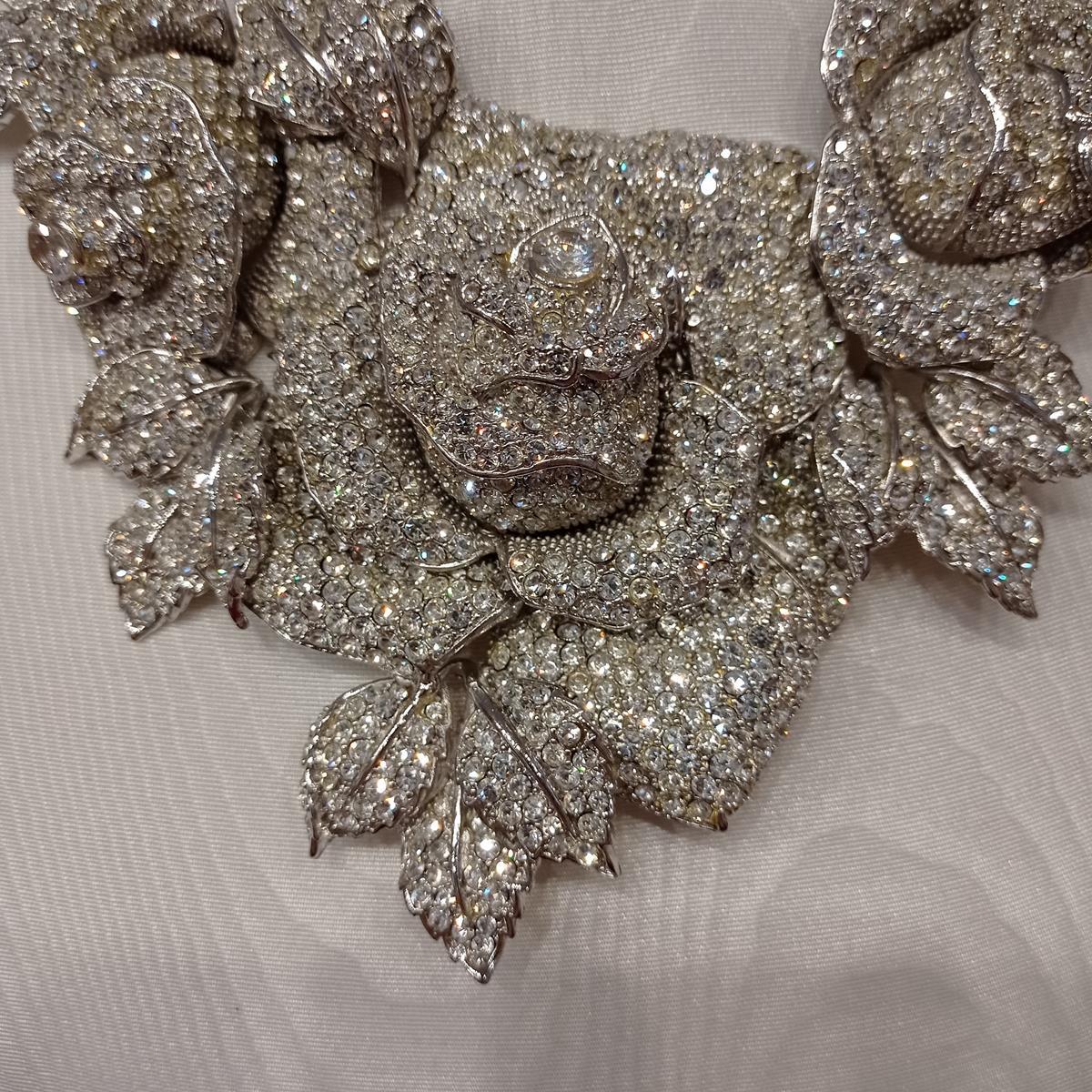 Carlo Zini Rosa de Cristal Collier en Nuevo estado para la venta en Gazzaniga (BG), IT