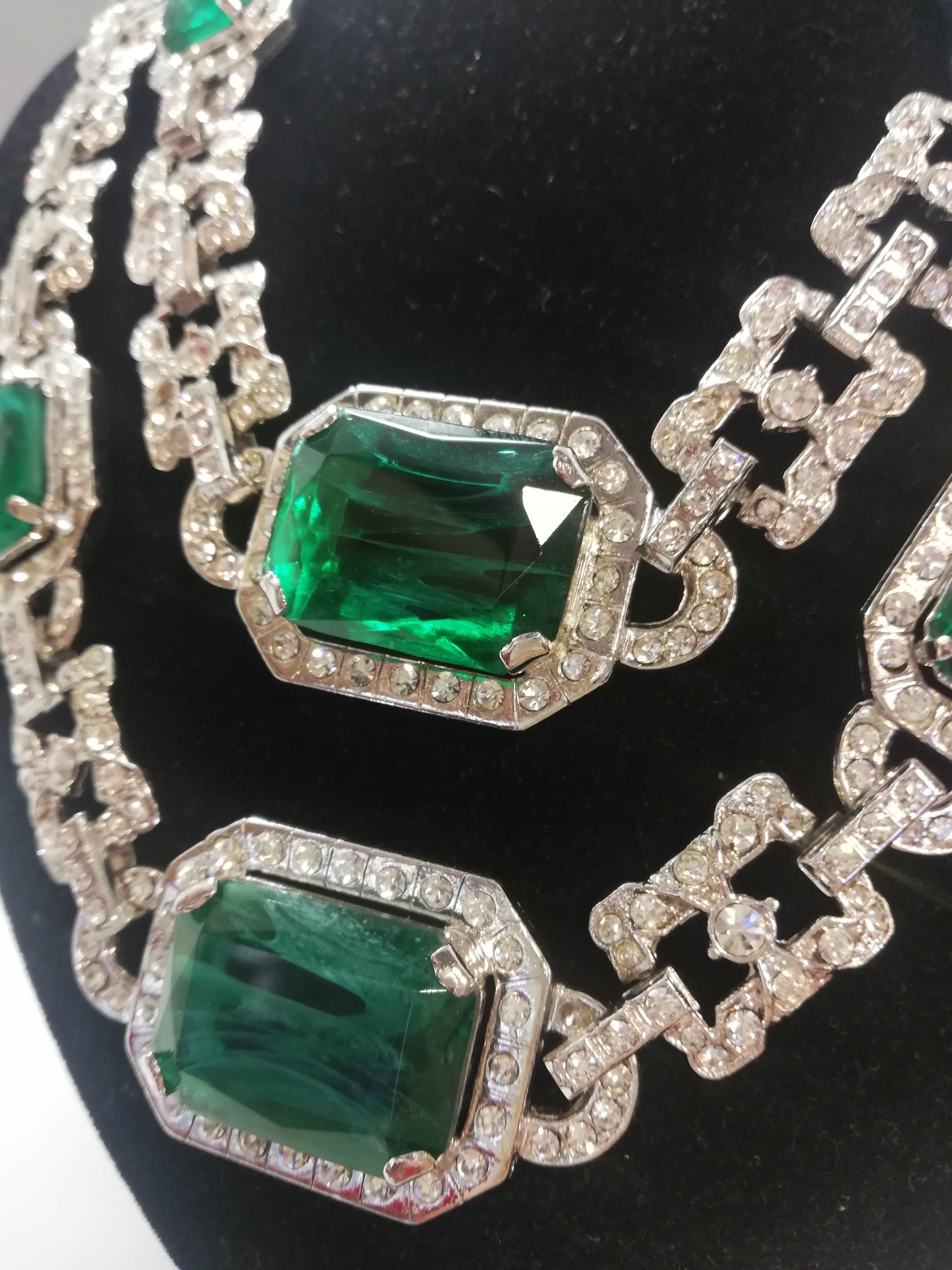 smaragd collier