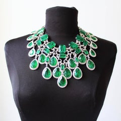 Carlo Zini Emerald Like Maxi Collier