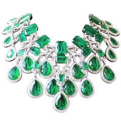 Carlo Zini Emerald Like Maxi Collier
