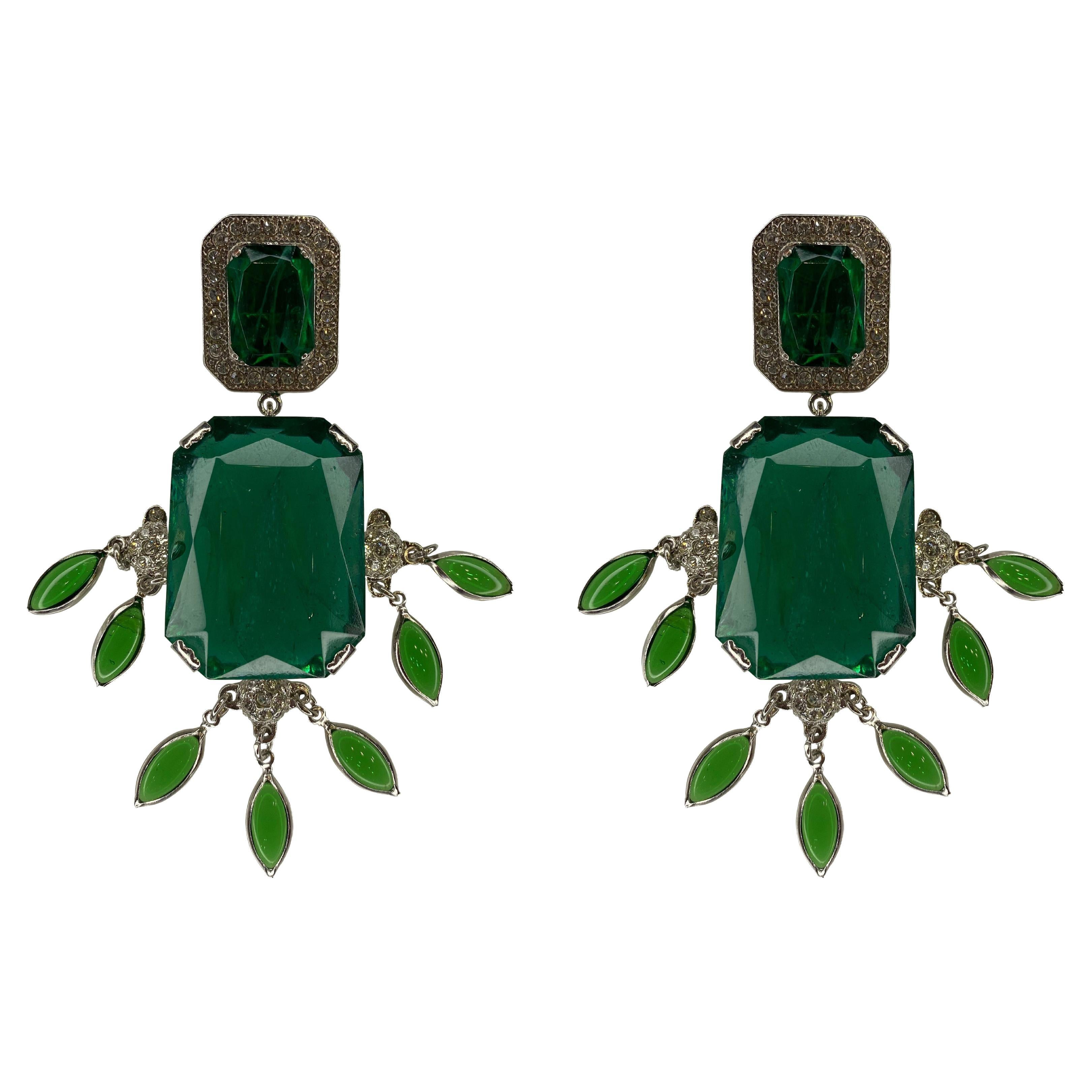 Carlo Zini Emerald Pendants For Sale