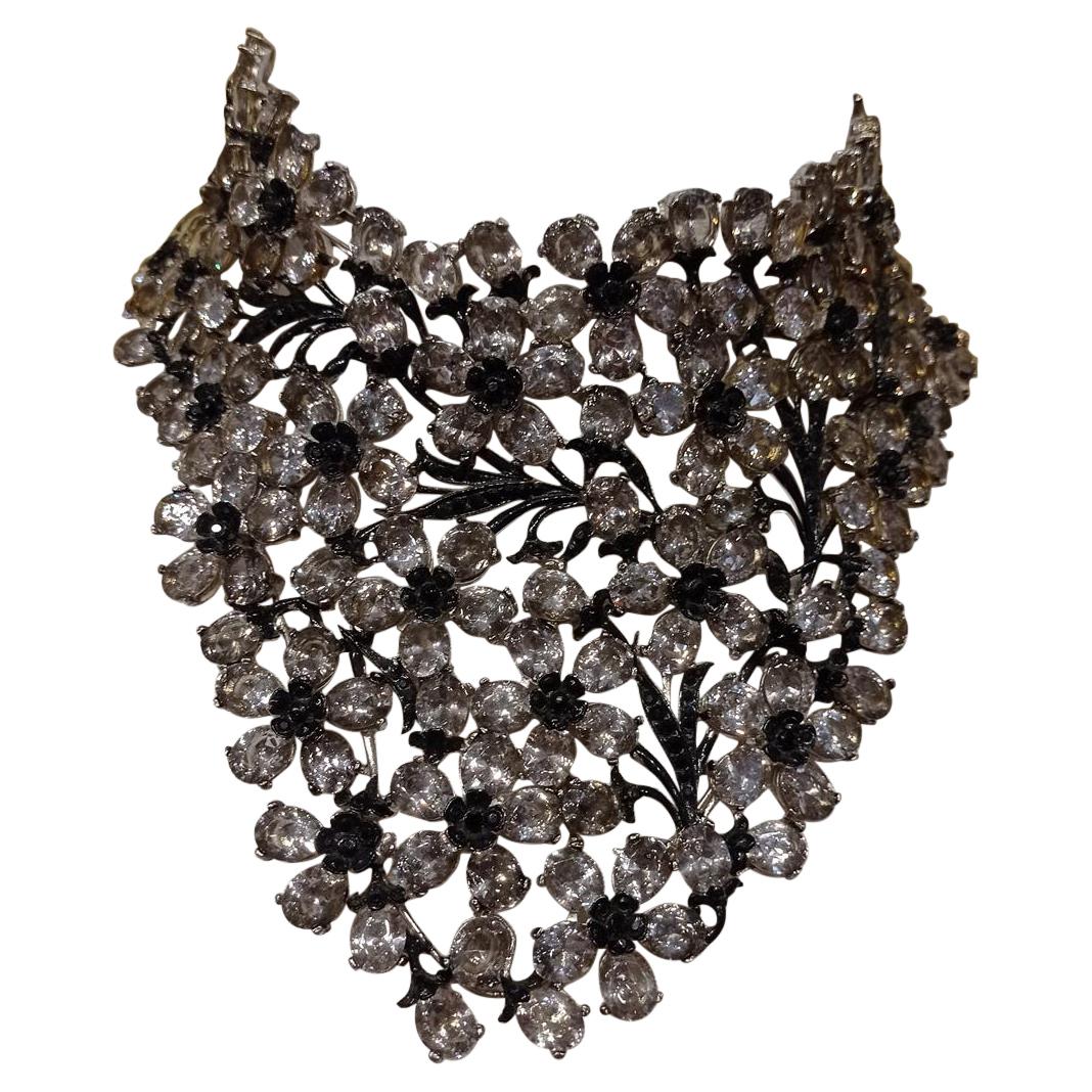 Carlo Zini Floral Choker For Sale