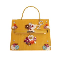 Carlo Zini Floral Jewel Bag