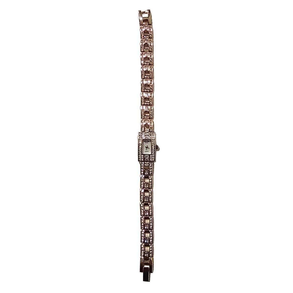 Amazing Carlo Zini Milano jewel watch 
One of the greatest bijoux creators of all times
Vintage from late 80's / early 90's
Perfectly working
Japanese quartz movement
Golden metal strap, 18kt 3 micron gold dipped
Swarovski crystals
Non