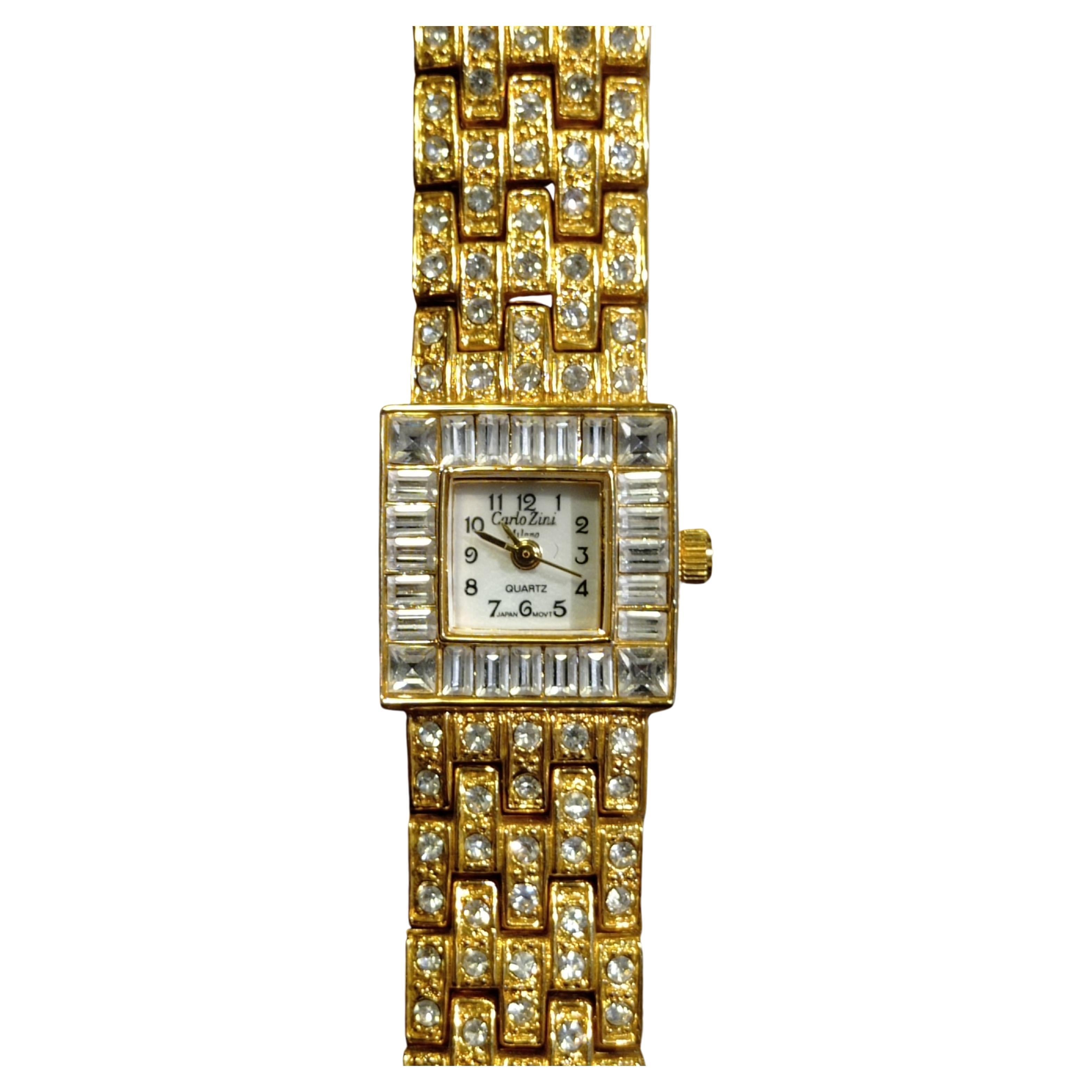 Carlo Zini Golden Jewel Watch