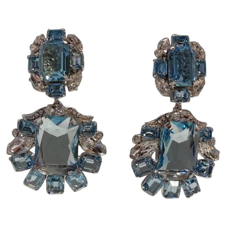 Carlo Zini Milano Aquamarine Earrings