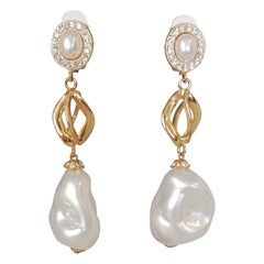 Carlo Zini Milano Baroque Pearl Earrings